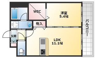 ベルクレール豊中の物件間取画像